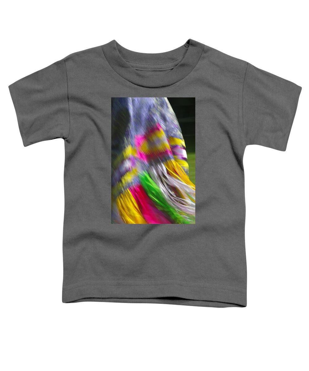 Abstract Toddler T-Shirt featuring the photograph Indian Dance by Randy Pollard