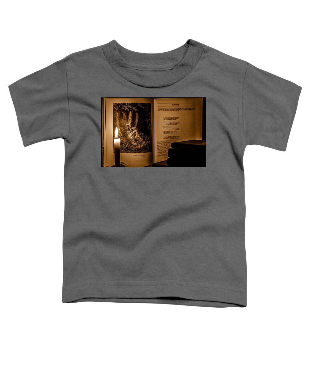 Dante Toddler T-Shirt featuring the photograph Dante - Inferno by AM FineArtPrints