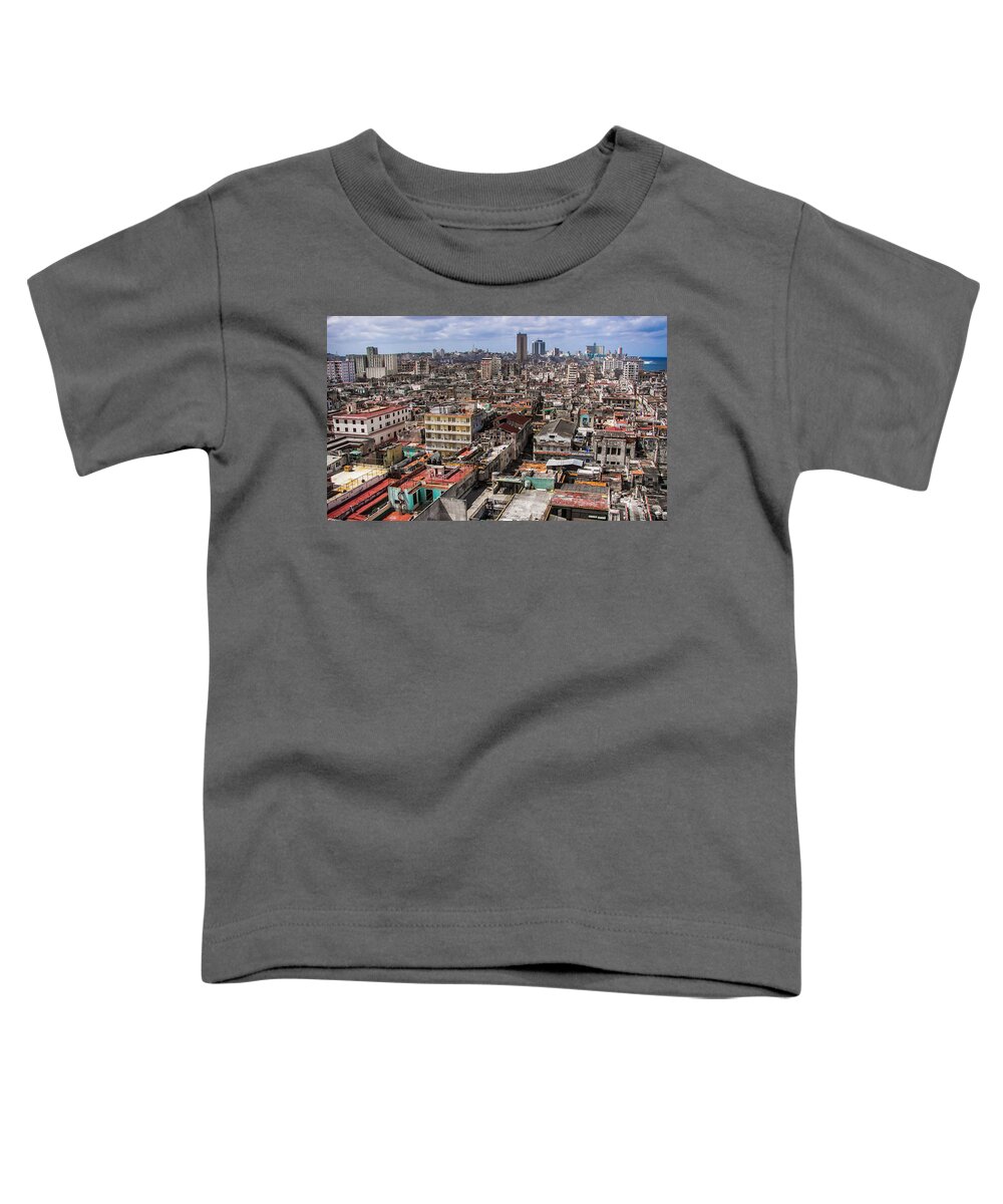 Cuba Toddler T-Shirt featuring the photograph Irony of Cuba by Karen Wiles