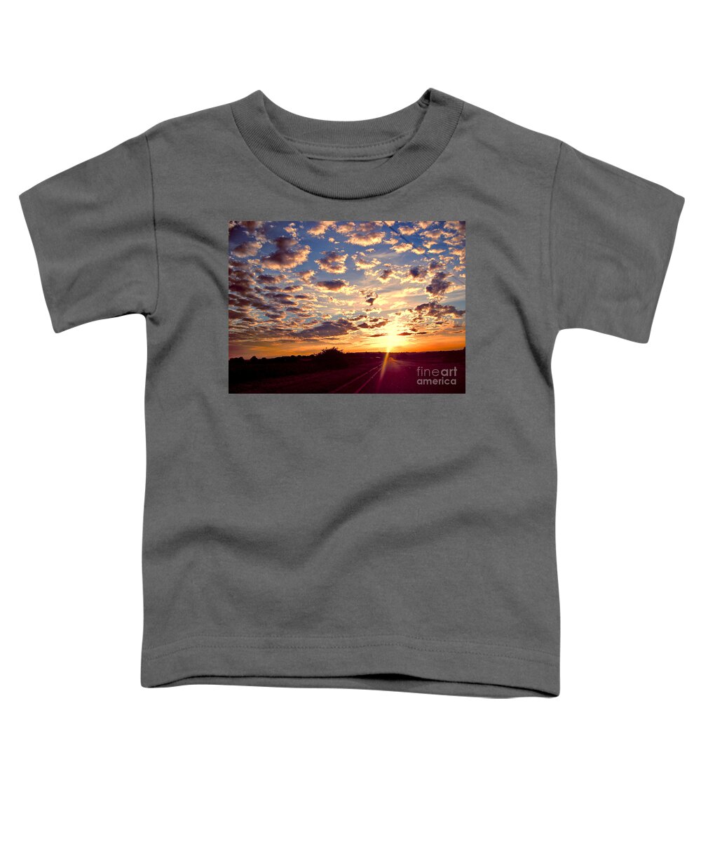Journey To The Sun Toddler T-Shirt featuring the photograph Journey To The Sun by Nina Ficur Feenan