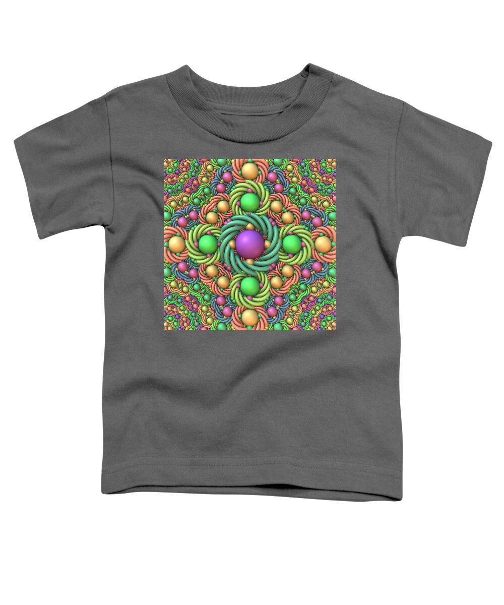 Fractal Toddler T-Shirt featuring the digital art Just in Time For Easter by Lyle Hatch