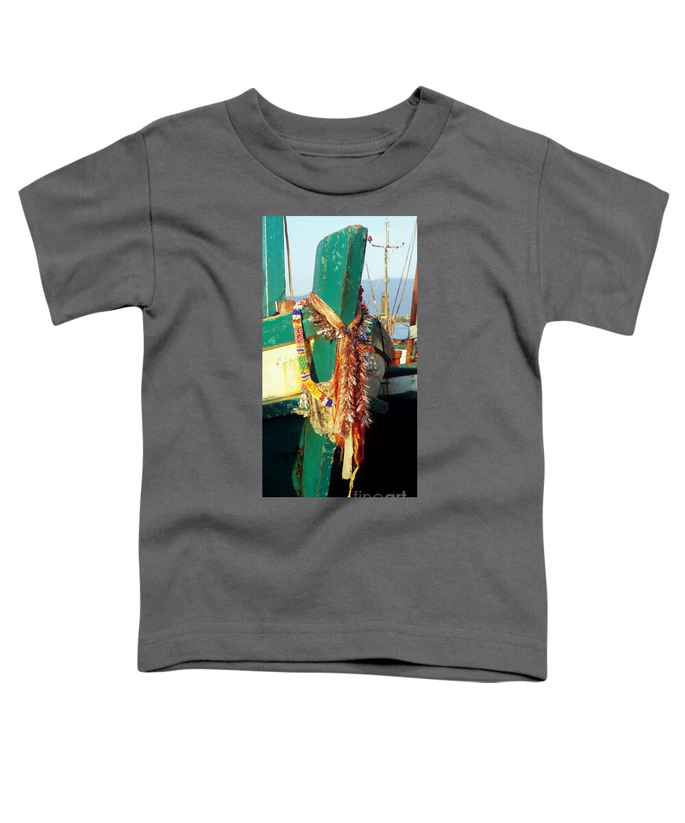 Cambodia Toddler T-Shirt featuring the photograph Kampot Boat 08 by Rick Piper Photography