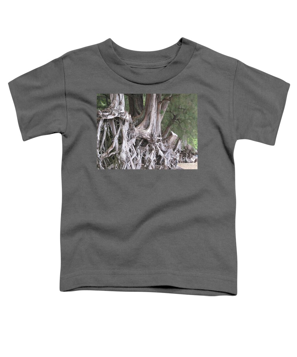 Kauai Toddler T-Shirt featuring the photograph Kauai - Roots by HEVi FineArt