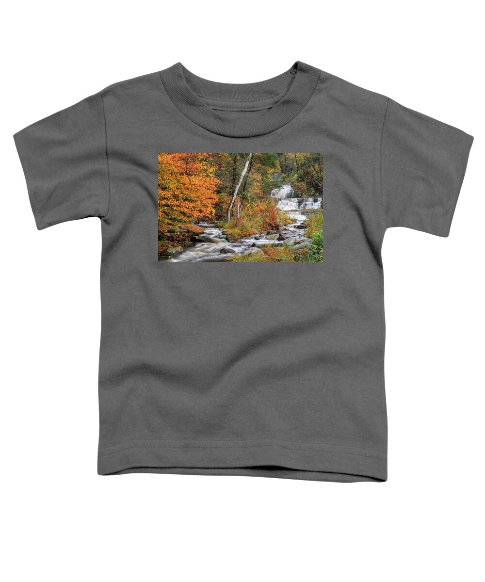 Kent Falls Toddler T-Shirt featuring the photograph Kent Falls State Park by Bill Wakeley