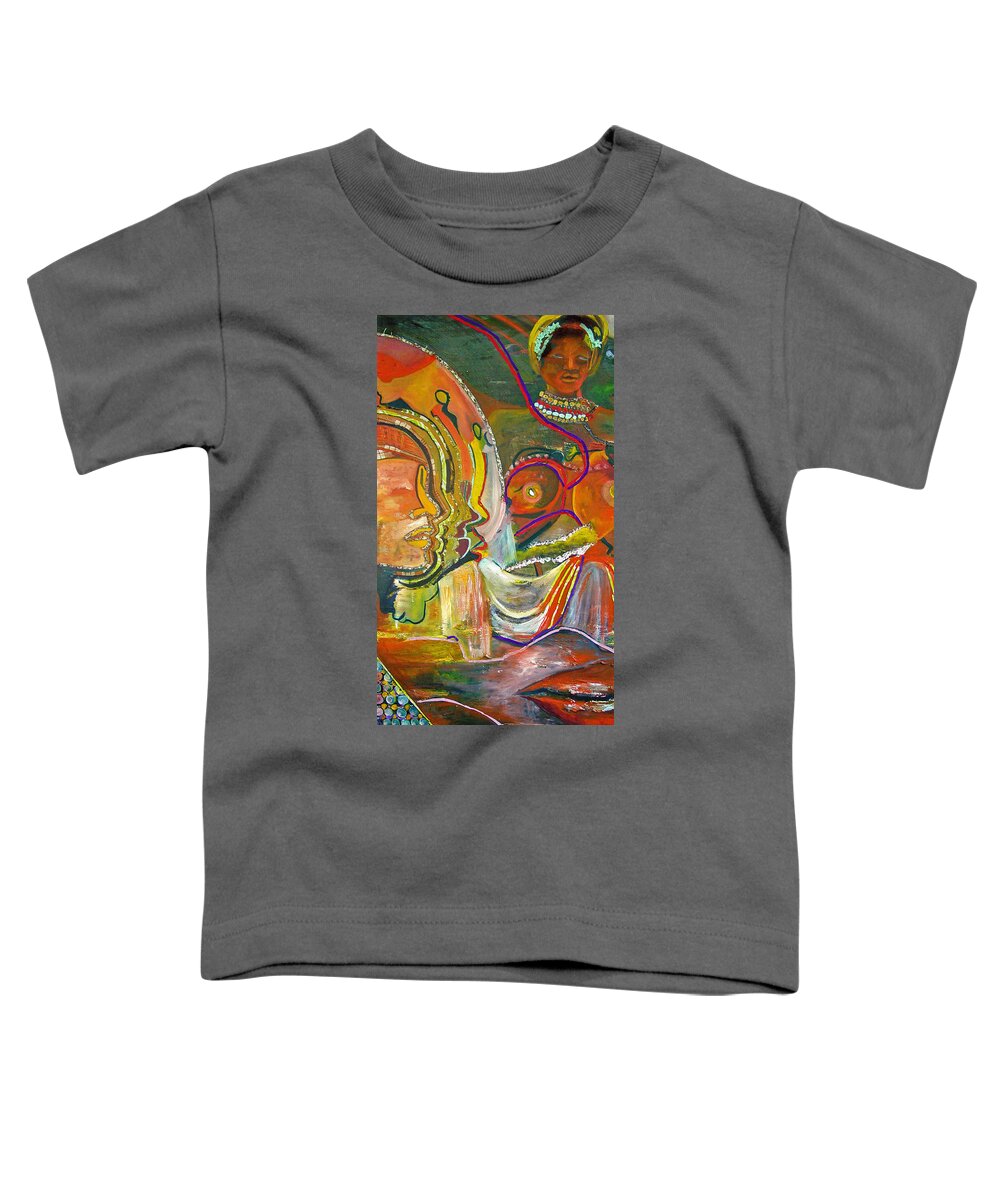 Impressionism Toddler T-Shirt featuring the painting Koulikoro Woman by Peggy Blood