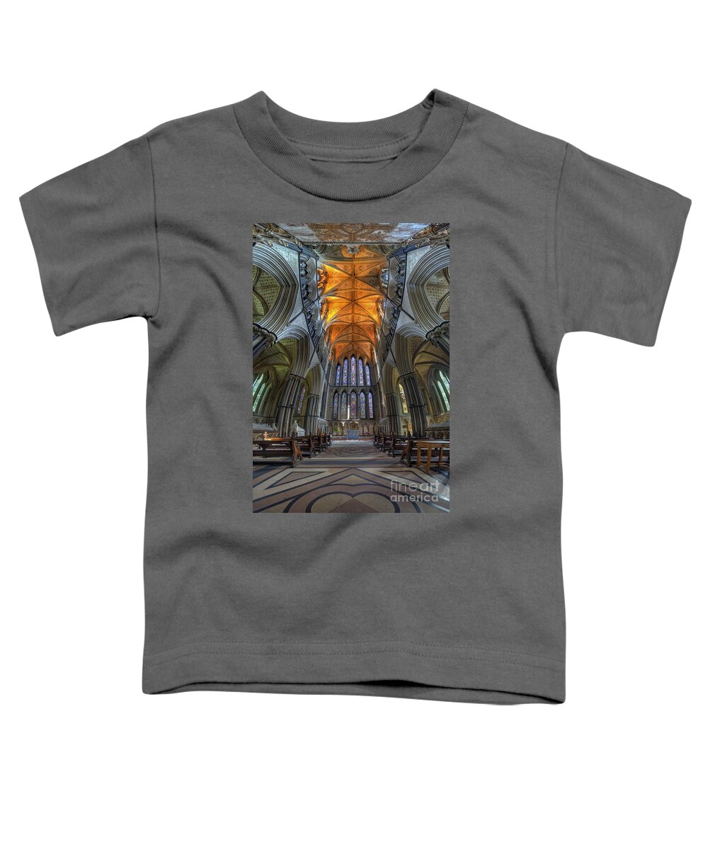 Yhun Suarez Toddler T-Shirt featuring the photograph Lady Chapel Vertorama by Yhun Suarez
