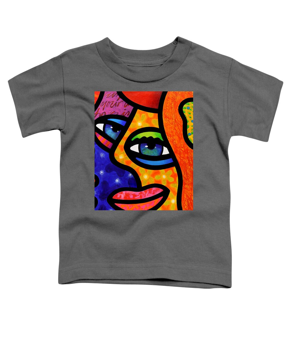Shopping Toddler T-Shirt featuring the painting Let's Go Shopping by Steven Scott