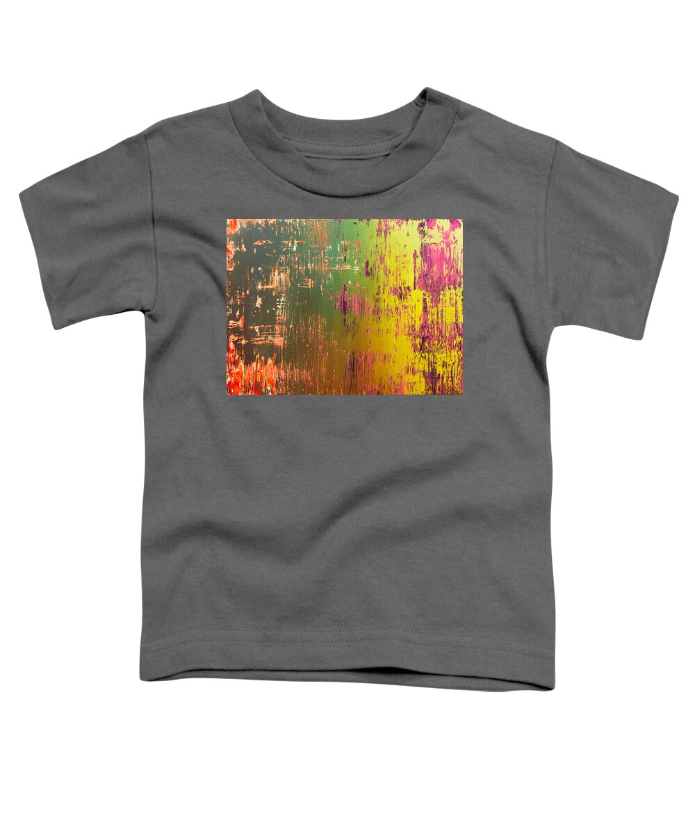 Derek Kaplan Art Toddler T-Shirt featuring the painting Light My Fire by Derek Kaplan