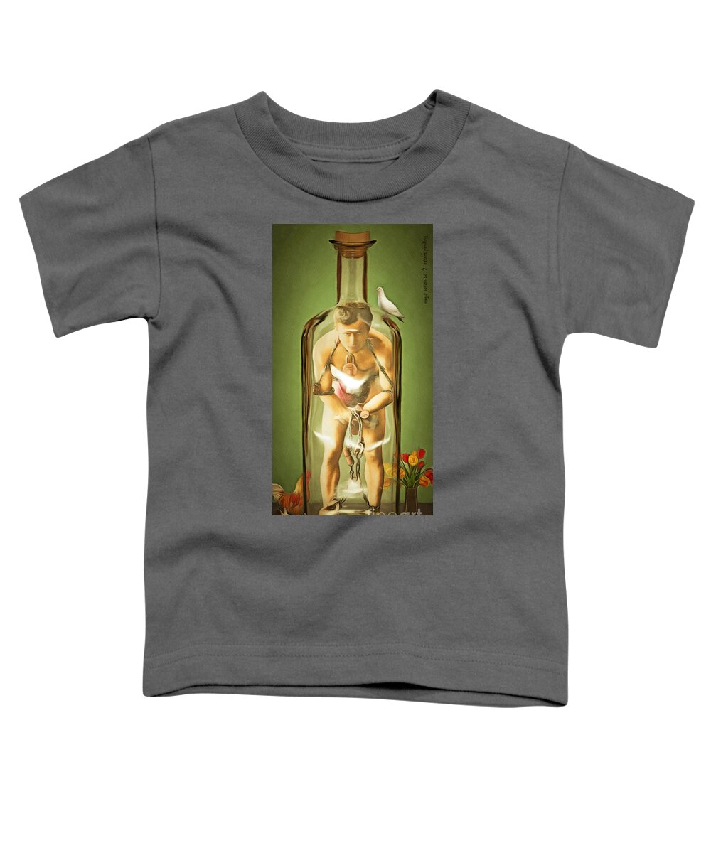 Wingsdomain Toddler T-Shirt featuring the photograph Magic Potion Number 9 Patent Pending 20140922 by Wingsdomain Art and Photography
