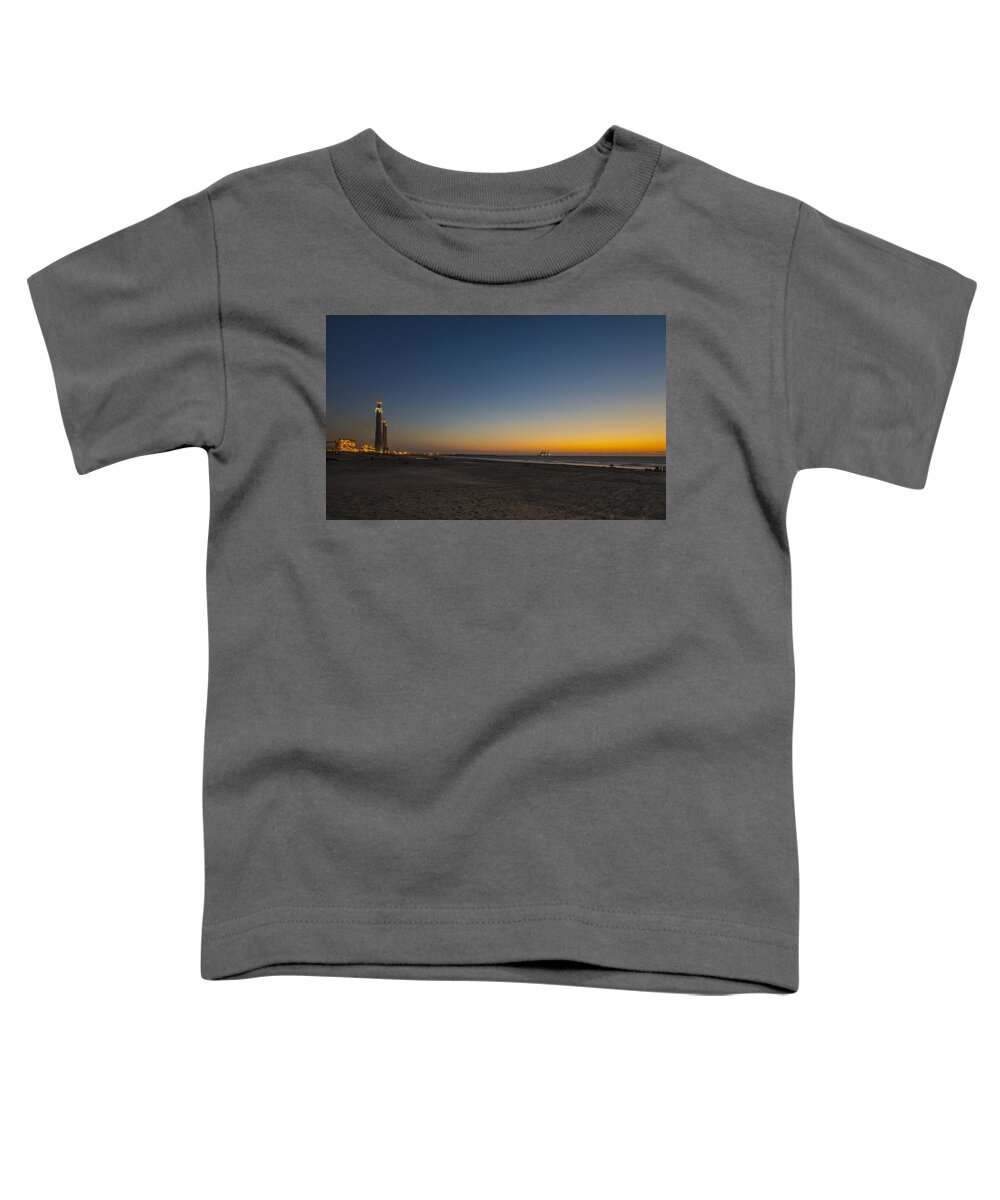Israel Toddler T-Shirt featuring the photograph magical sunset moments at Caesarea by Ron Shoshani