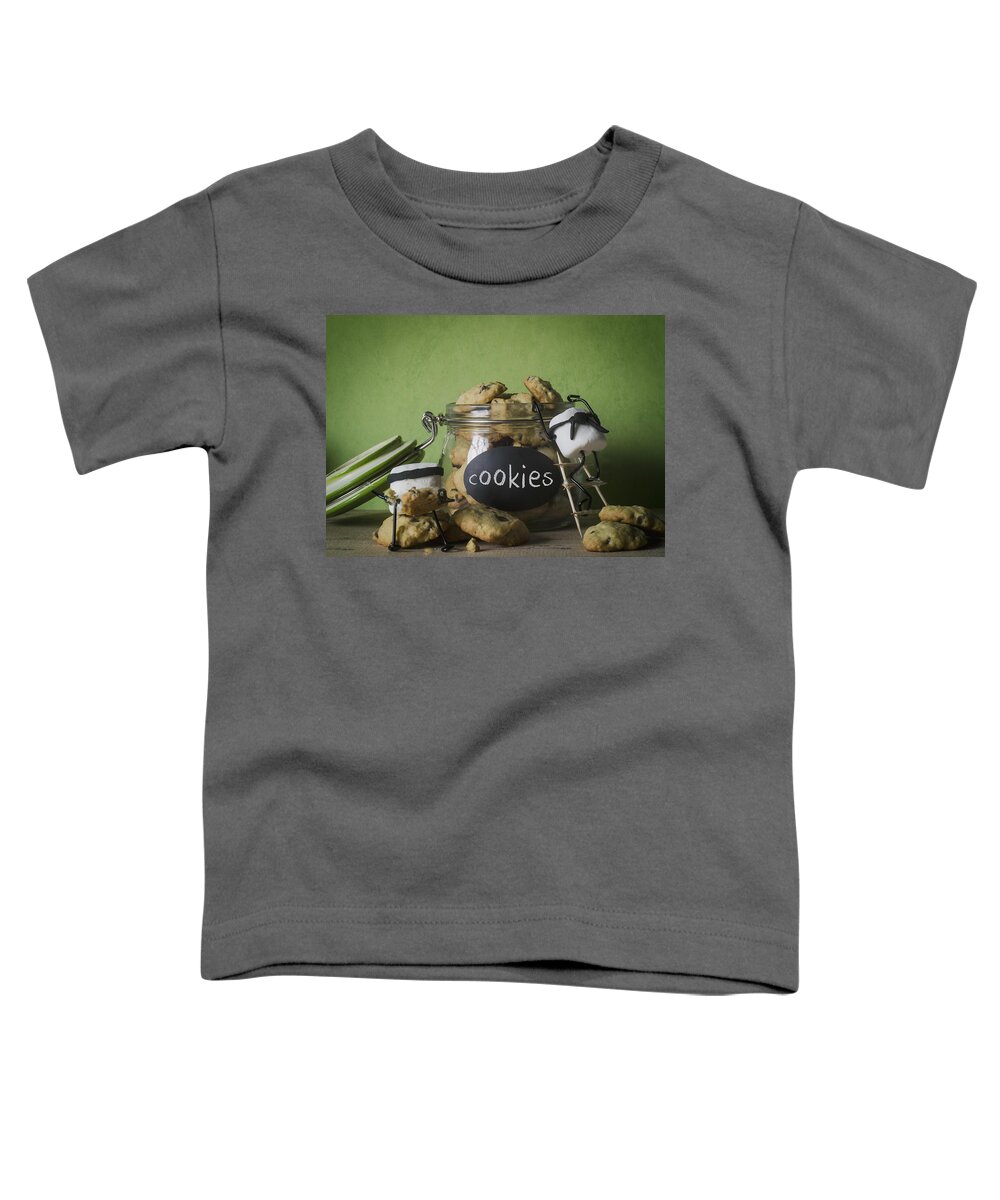 Marshmallow Toddler T-Shirt featuring the photograph Marauding Marshmallows by Heather Applegate
