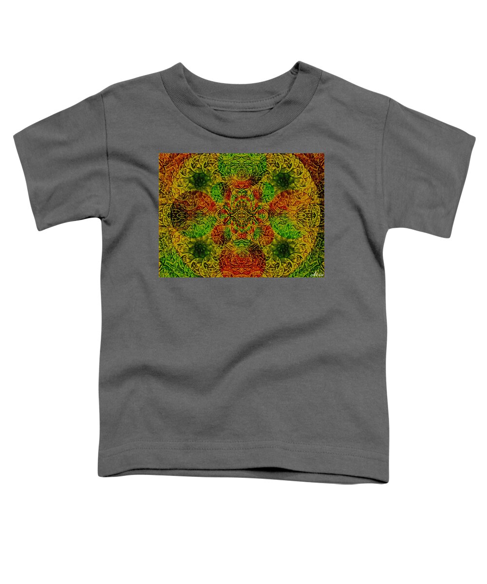 Meditation Toddler T-Shirt featuring the painting Meditate by Withintensity Touch