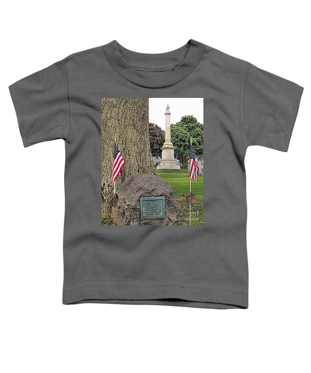 Memorial Tree 1919 Toddler T-Shirt featuring the photograph Memorial Tree 1919 by Janice Drew