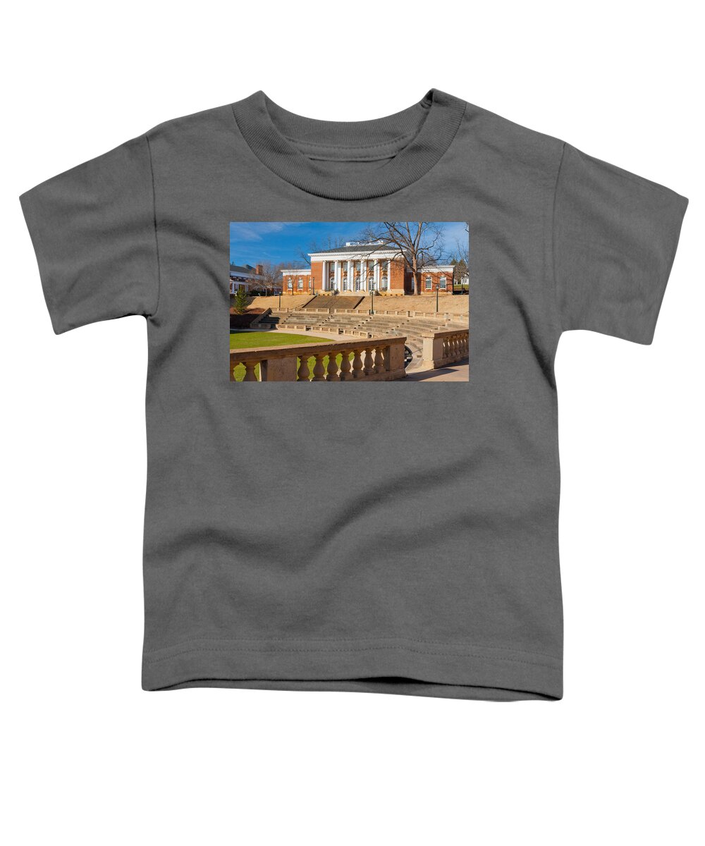 University Of Virginia Toddler T-Shirt featuring the photograph Minor Hall at UVA by Melinda Fawver
