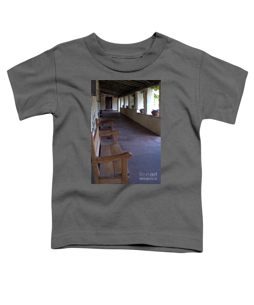 Mission Carmel Toddler T-Shirt featuring the photograph Mission Carmel by John Greco