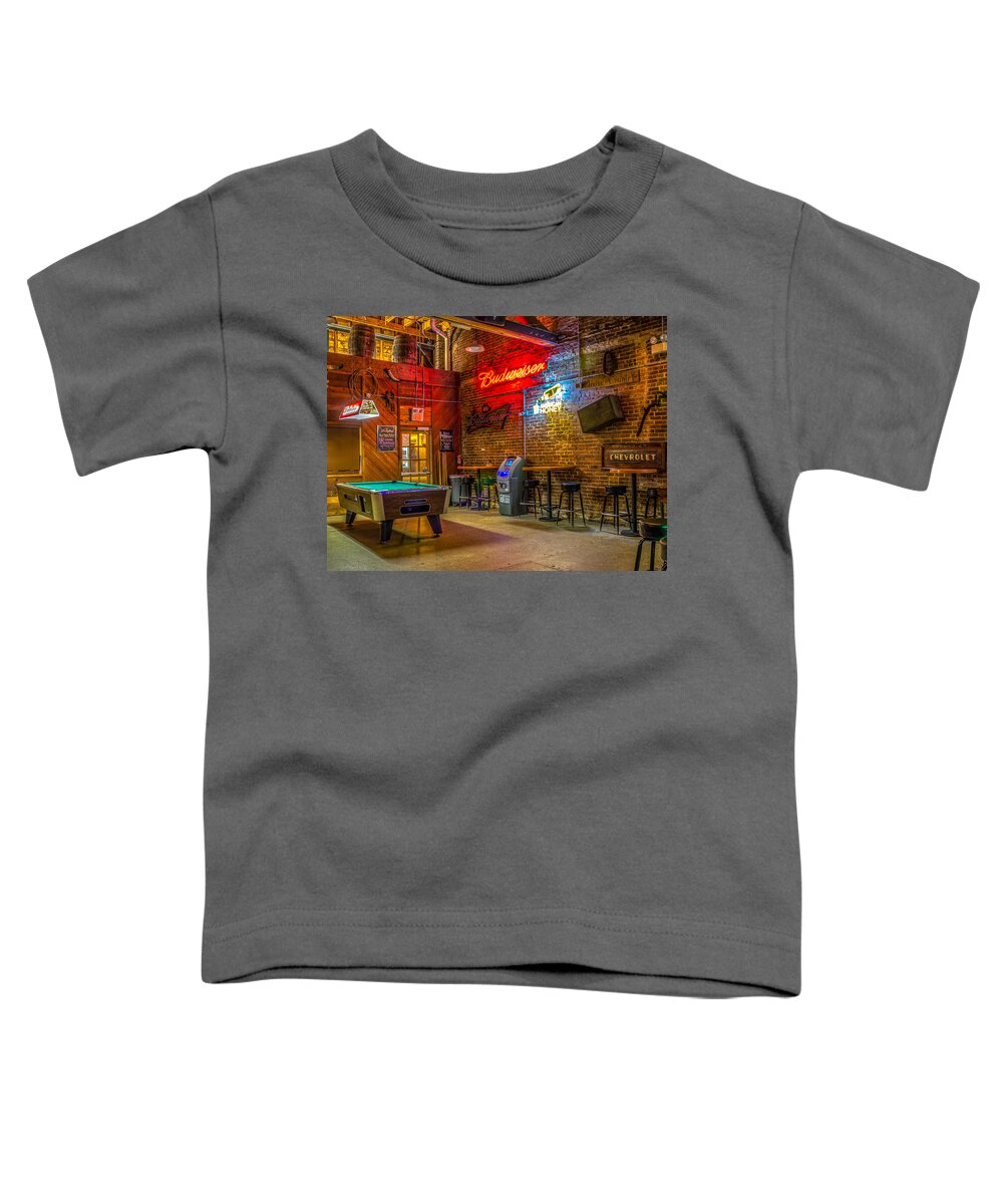 Alcohol Toddler T-Shirt featuring the photograph Moosehead Saloon by Traveler's Pics