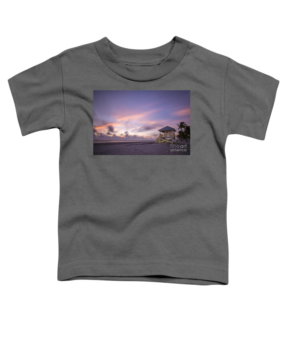 Key Biscayne Toddler T-Shirt featuring the photograph Morning Bliss by Evelina Kremsdorf