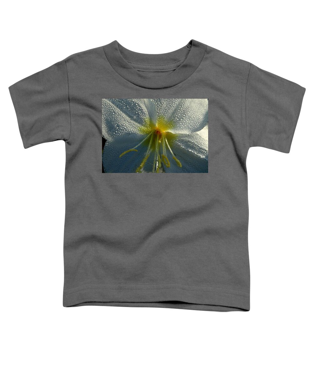 Nature Toddler T-Shirt featuring the photograph Morning Dew by Steven Reed