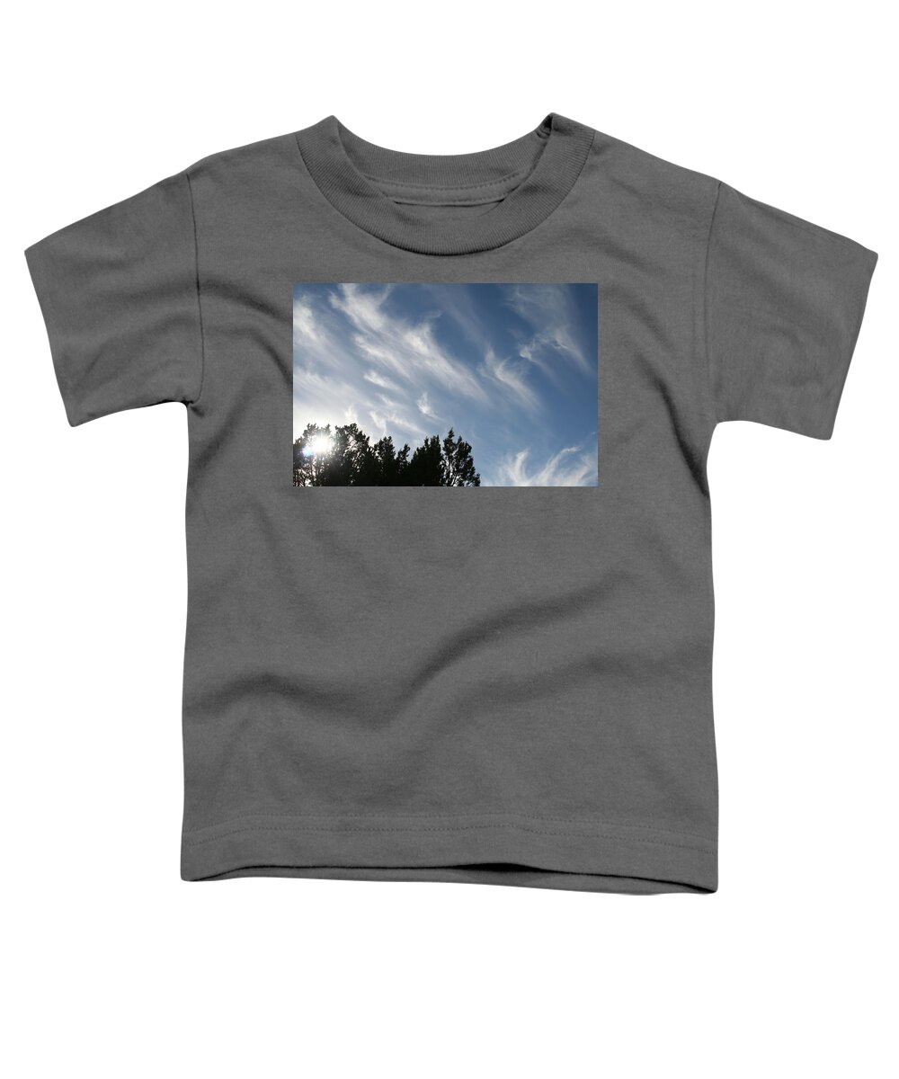 Clouds Toddler T-Shirt featuring the photograph Mountain sky by David S Reynolds