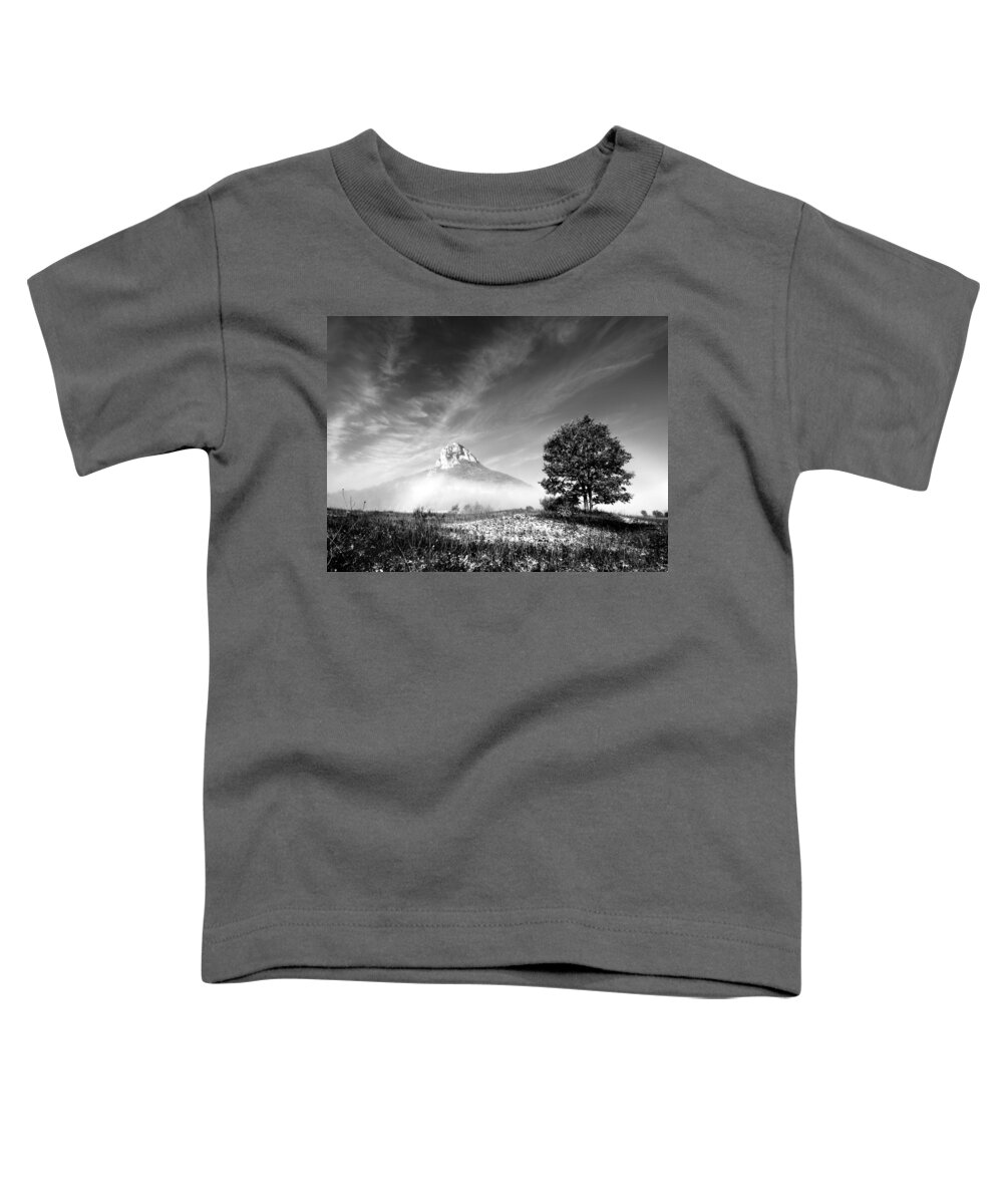 Landscape Toddler T-Shirt featuring the photograph Mountain Zir by Davorin Mance