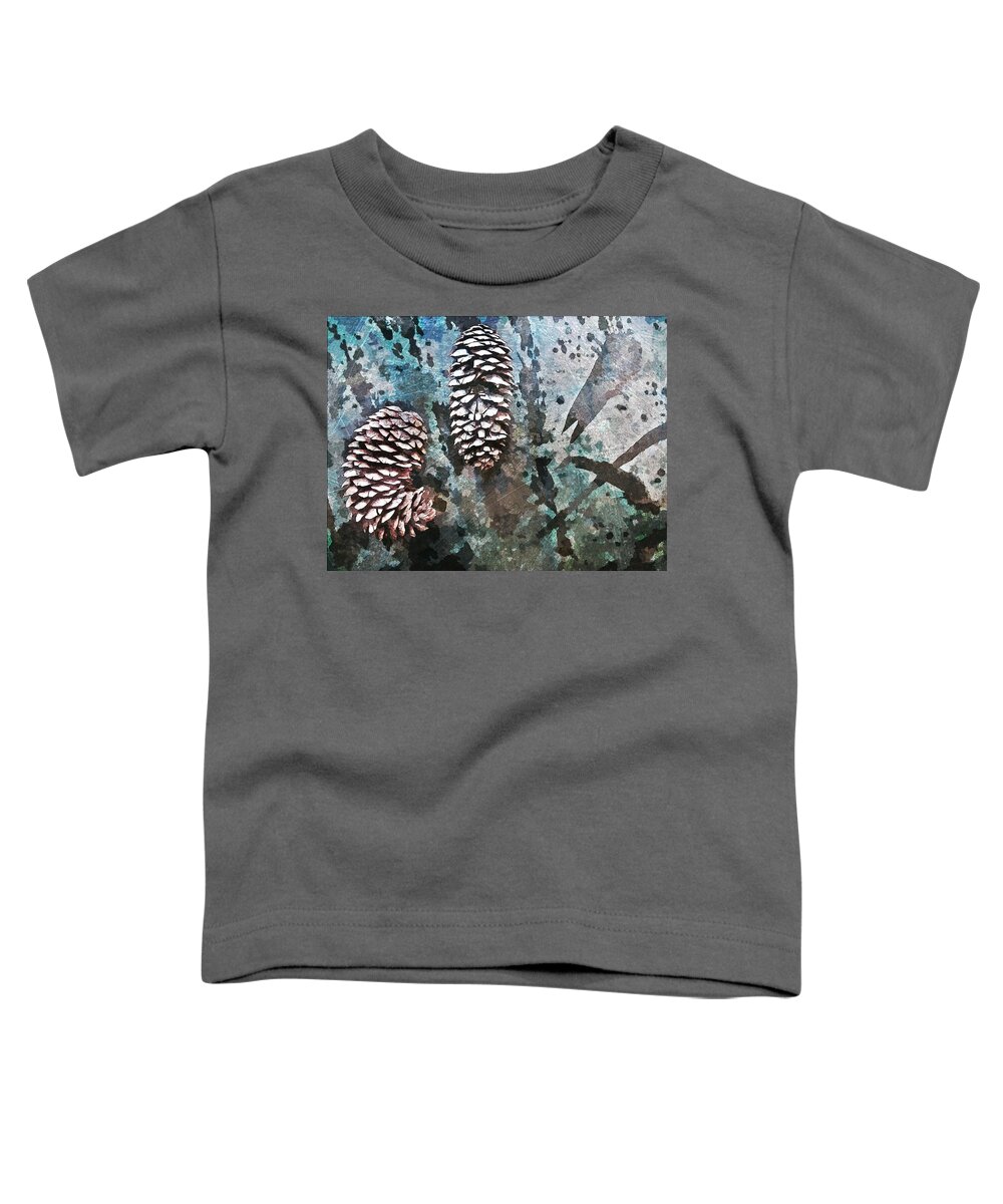 Nature Toddler T-Shirt featuring the digital art Nature Abstract 87 by Maria Huntley