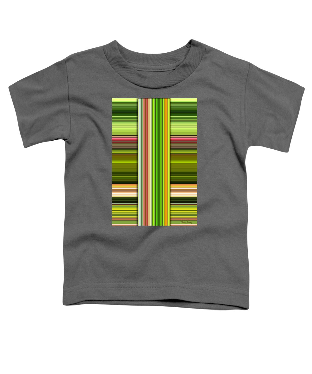 Abstract Extractions Toddler T-Shirt featuring the digital art Nature by Chuck Staley