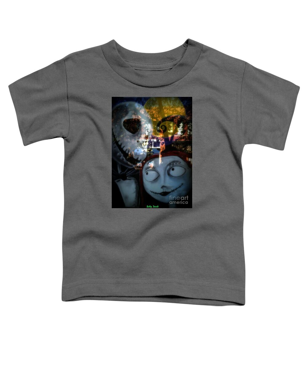  Toddler T-Shirt featuring the photograph Nightmare Before Christmas 2 by Kelly Awad