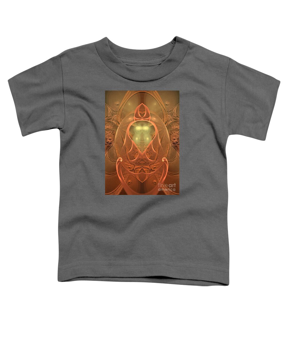 Spiritual Toddler T-Shirt featuring the digital art Nirvana by Sipo Liimatainen