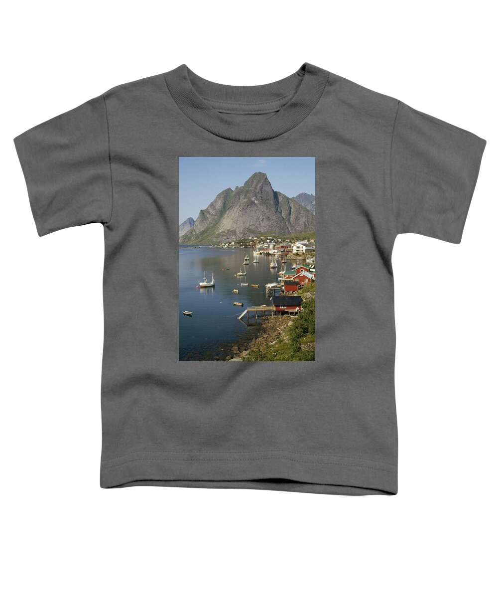 Feb0514 Toddler T-Shirt featuring the photograph Norwegian Fjord And Traditional by Tui De Roy