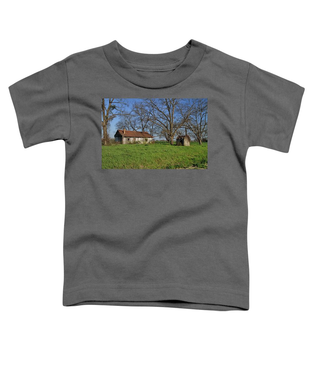 Barn Toddler T-Shirt featuring the photograph Old and Forgotten by Kim Hojnacki