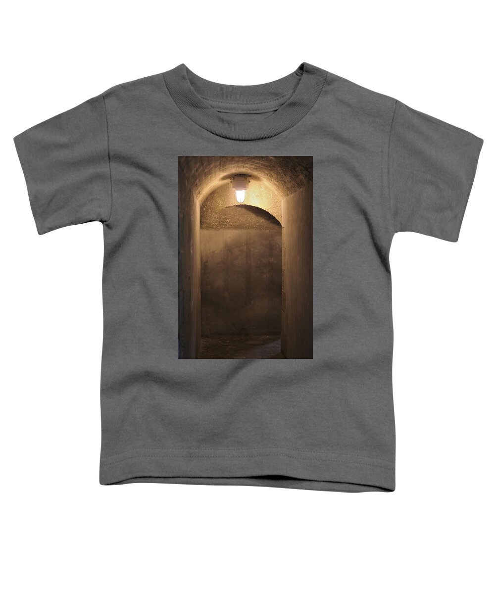 Fort Pulaski Toddler T-Shirt featuring the photograph Old Fort Passageway by Bradford Martin