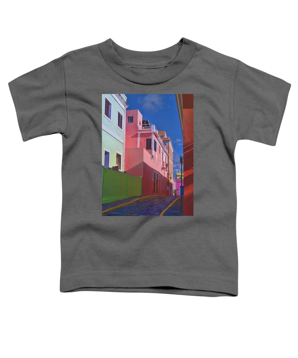 Old San Juan Toddler T-Shirt featuring the photograph Old San Juan Colors by S Paul Sahm