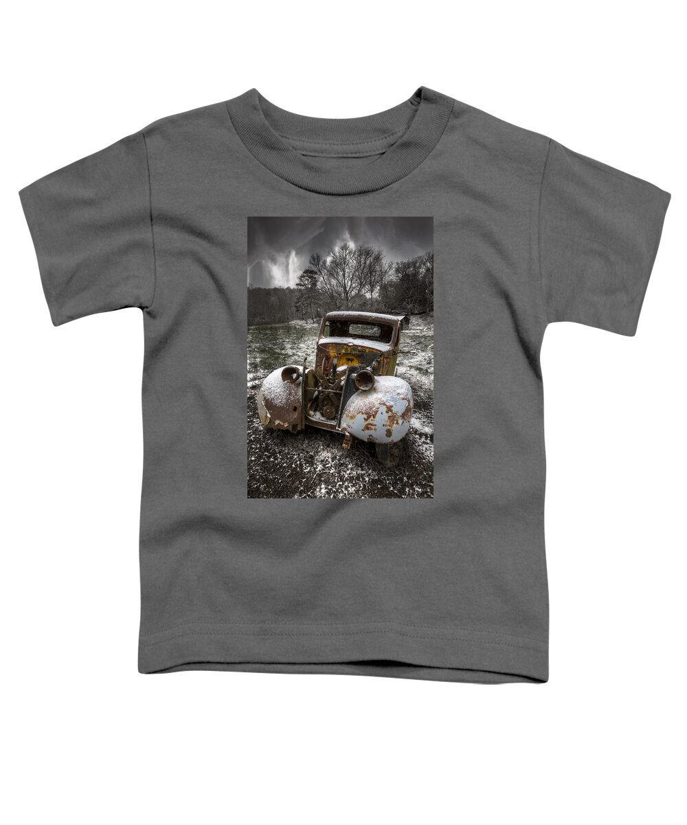 In Toddler T-Shirt featuring the photograph Old Truck in the Smokies by Debra and Dave Vanderlaan