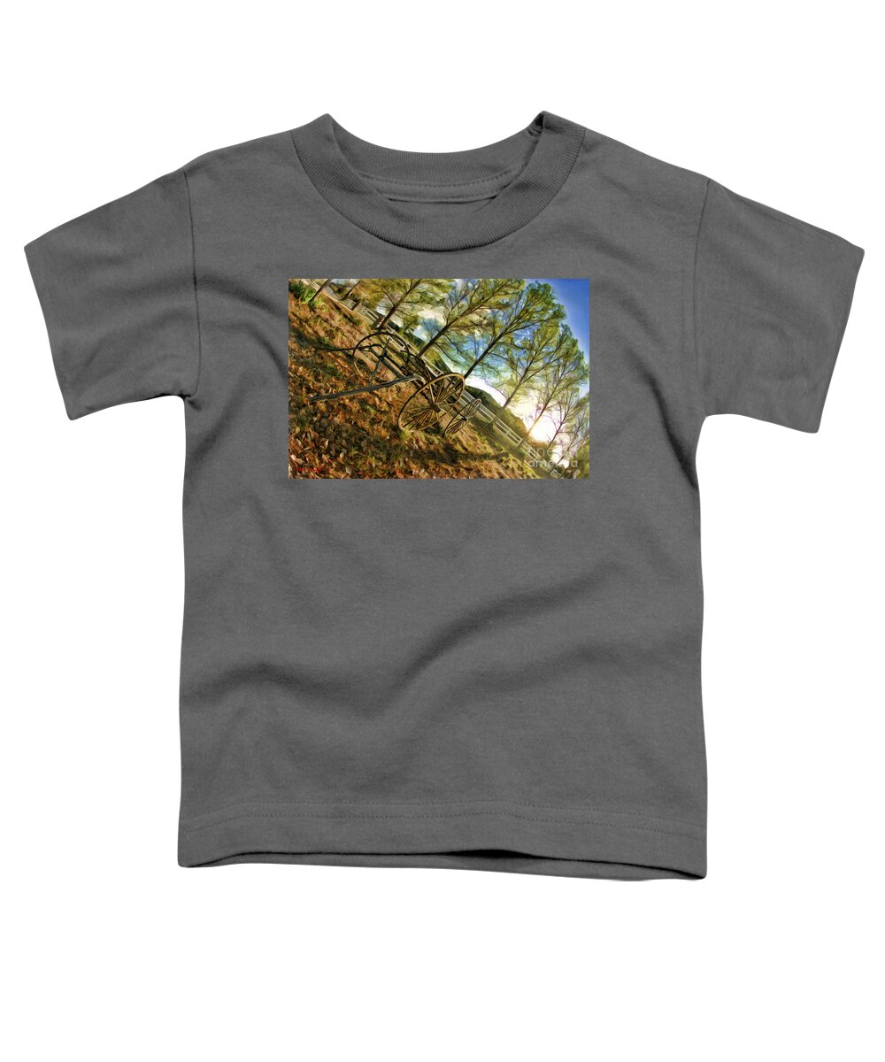 Landscapes Art Toddler T-Shirt featuring the photograph Old Wagon by Blake Richards