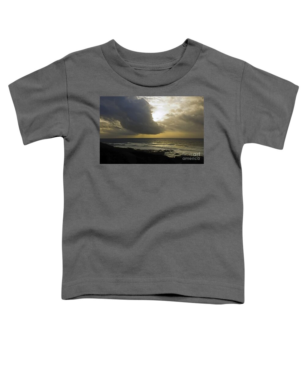 Oregon Coast Toddler T-Shirt featuring the photograph Oregon Coast Sunset by Vivian Christopher