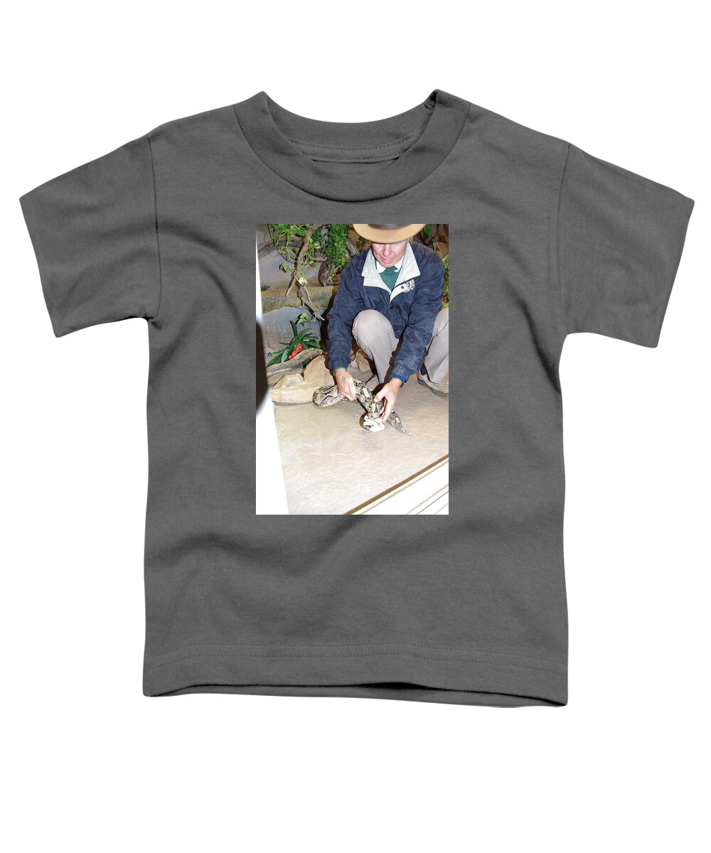 Out Of Africa Toddler T-Shirt featuring the photograph Out of Africa Viper 1 by Phyllis Spoor