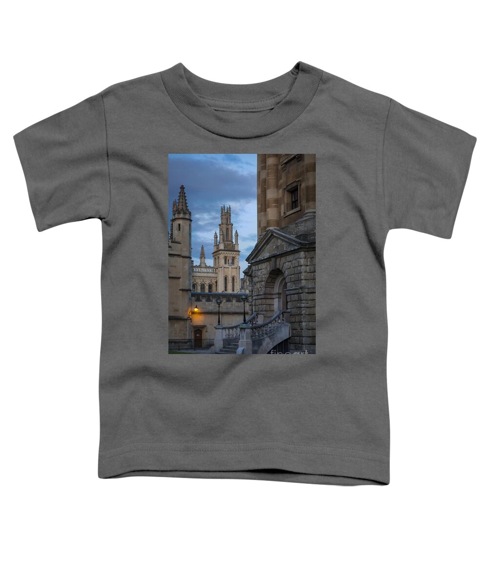 Oxford Toddler T-Shirt featuring the photograph Oxford Evening by Brian Jannsen