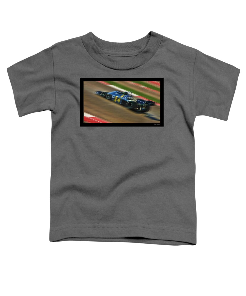 Patrick Depailler Toddler T-Shirt featuring the photograph Patrick Depailler by Blake Richards