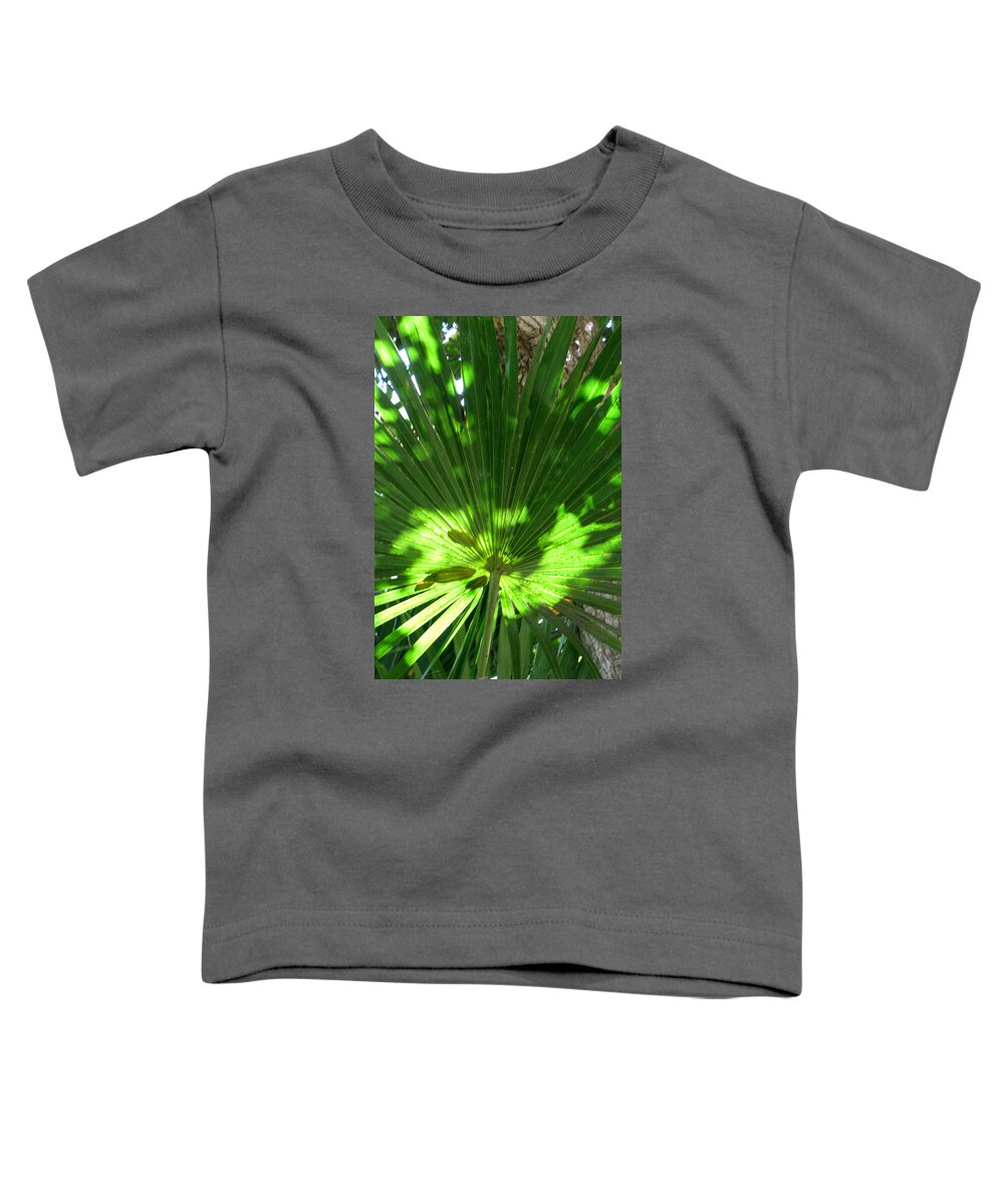 Green Toddler T-Shirt featuring the photograph Green Plant Pattern by Bob Slitzan