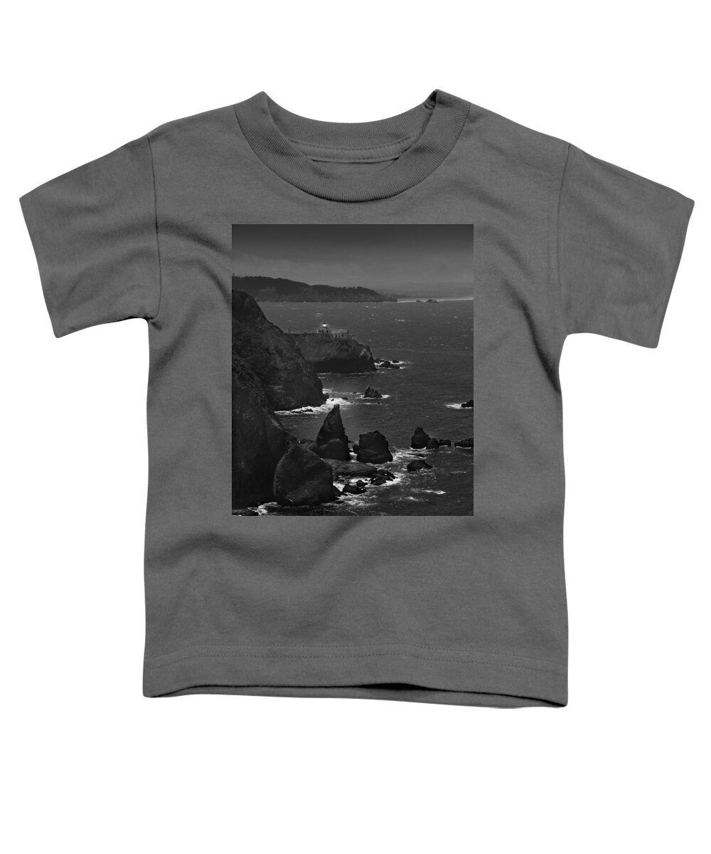 Point Bonita Lighthouse Toddler T-Shirt featuring the photograph Point Bonita Light by Mike McGlothlen