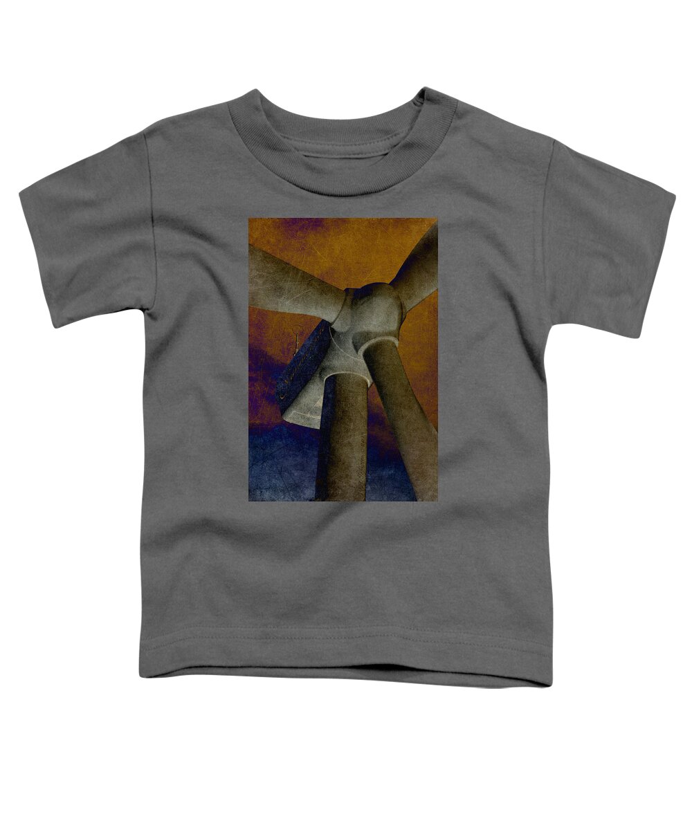 Windmill Toddler T-Shirt featuring the photograph Power by WB Johnston