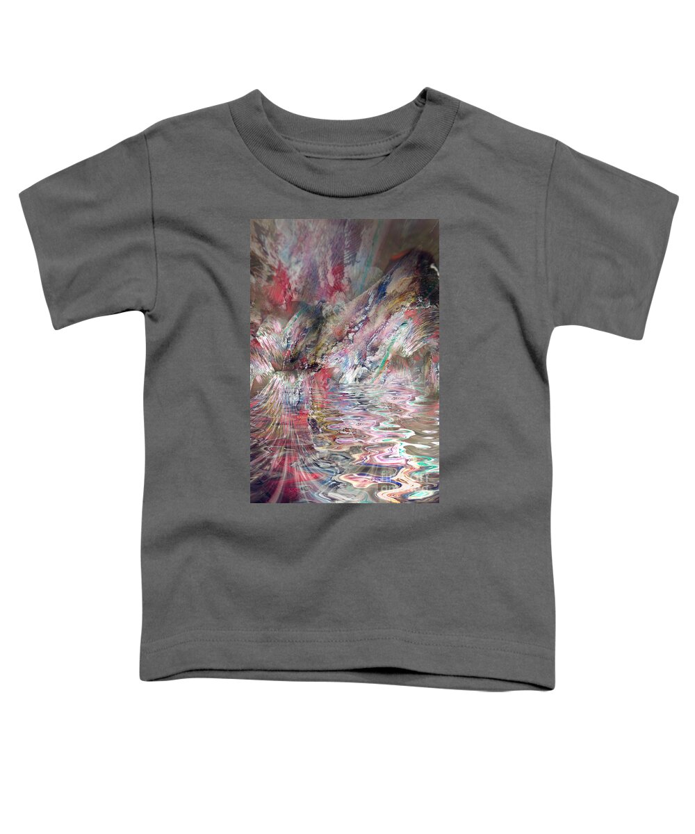 Hotel Art Toddler T-Shirt featuring the digital art Prayers In The Cave by Margie Chapman