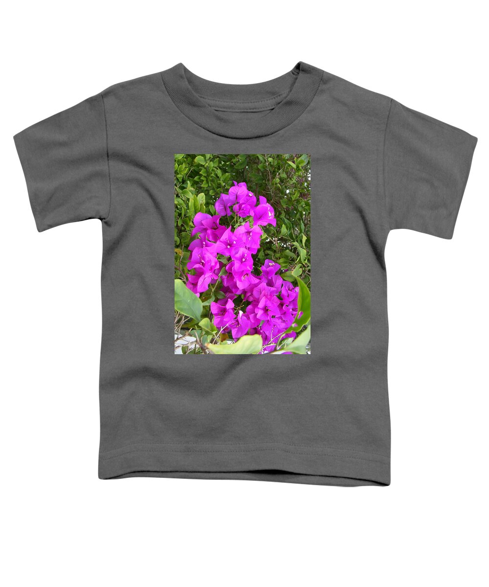 Flower Toddler T-Shirt featuring the photograph Purple Bougainvillea by Aimee L Maher ALM GALLERY