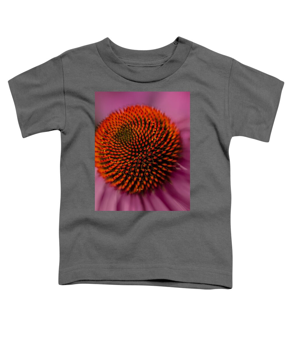 Close-up Toddler T-Shirt featuring the photograph Purple Coneflower by David Smith