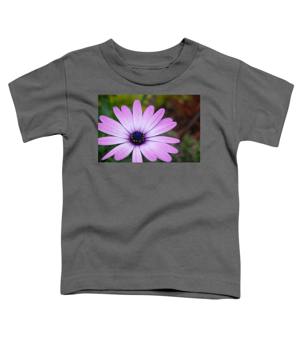 Flower Toddler T-Shirt featuring the photograph Purple Daisy by Amy Fose