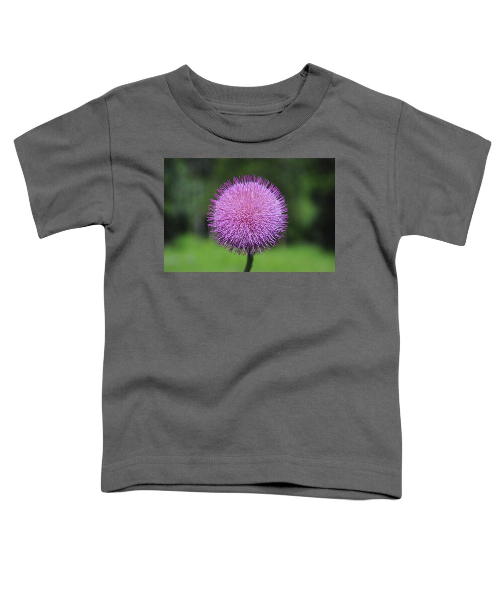 Photograph Toddler T-Shirt featuring the photograph Purple Fuzz by Richard Gehlbach