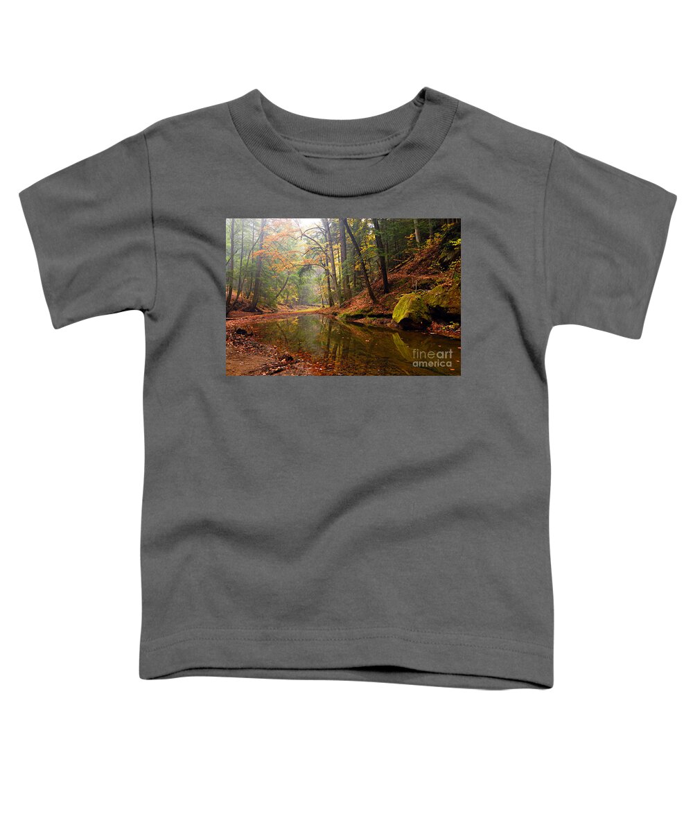 Photography Toddler T-Shirt featuring the photograph Quiet Waters by Larry Ricker