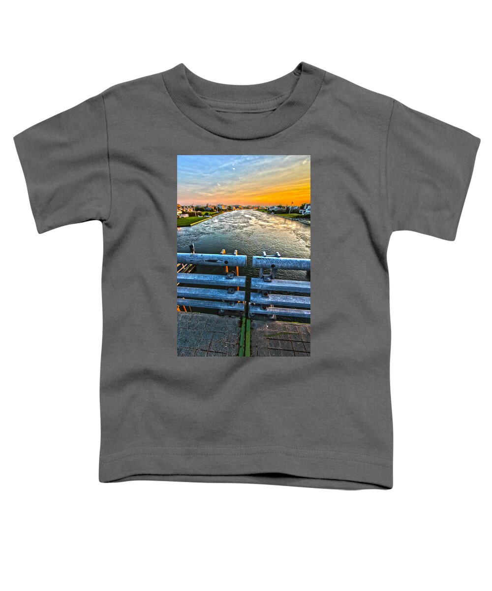 Quogue Toddler T-Shirt featuring the photograph Quogue Bridge by Robert Seifert