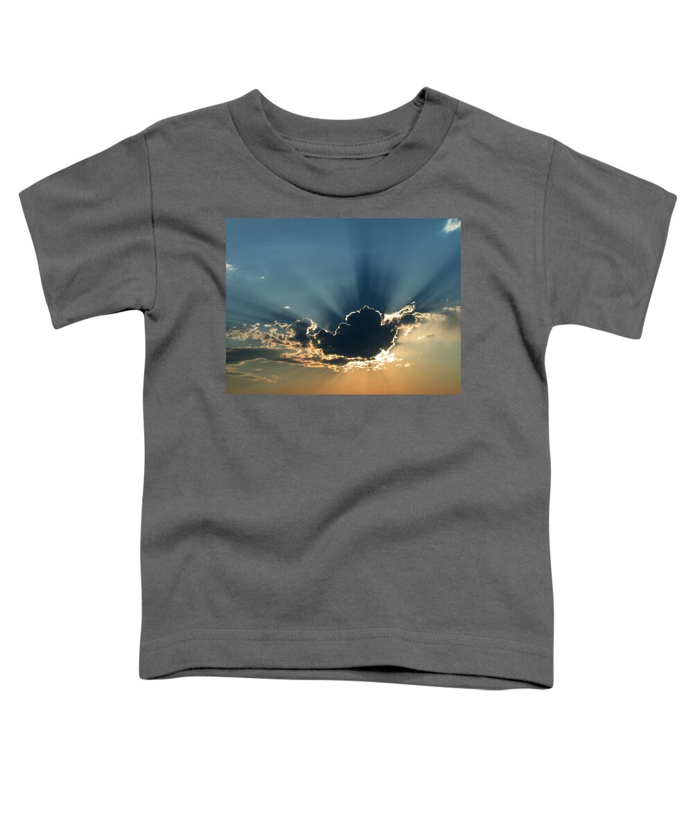 Sunrays Toddler T-Shirt featuring the photograph Rays Of Light #1 by Shane Bechler