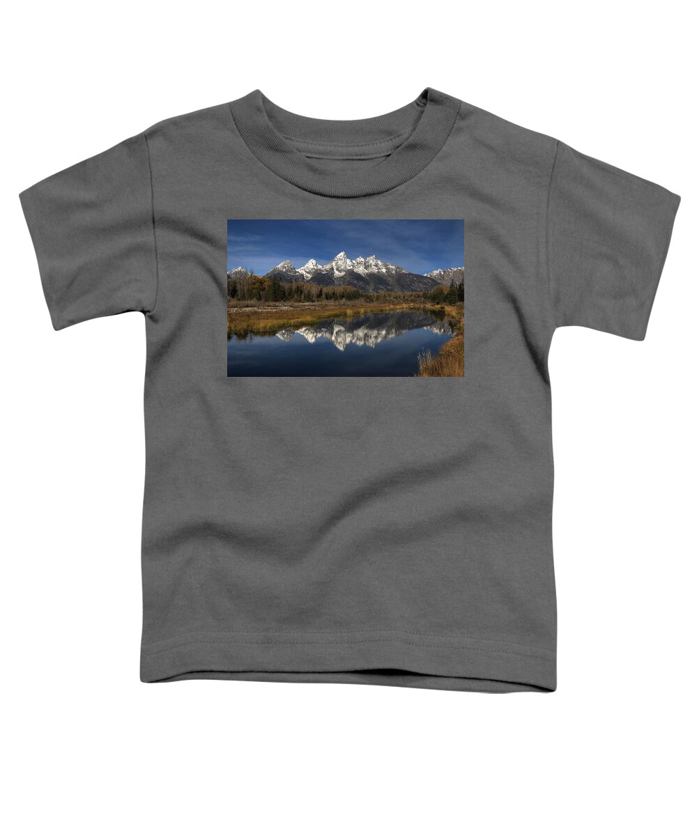 Schwabacher's Landing Toddler T-Shirt featuring the photograph Reflection of Change by Ryan Smith